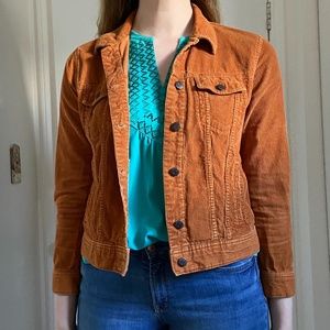 Old Navy Orange Corduroy Jacket